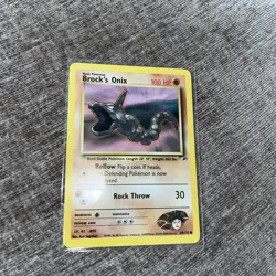 Brock's Onix 69/132 Common Pokemon Card NM - Image 2