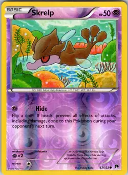 Skrelp 63/122 XY - BREAKpoint Pokemon TCG LP - Image 1