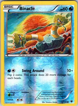 Binacle 22/124 XY - Fates Collide Pokemon TCG LP - Image 1