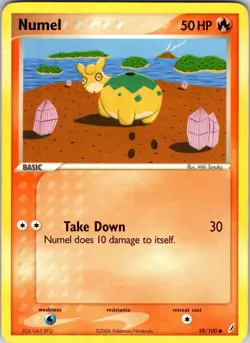 Numel 59/100 Crystal Guardians Pokemon TCG LP Normal - Image 1