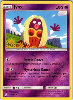 Jynx 68/181 SM - Team Up Pokemon NM/LP Reverse Holo - Image 1