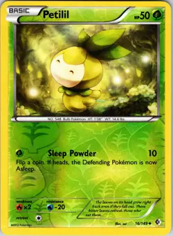 Petilil 16/149 Boundaries Crossed Pokemon LP Reverse Holo - Image 1