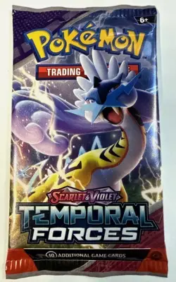 Pokemon Temporal Forces Scarlet & Violet Booster Pack - SV05 - 10 Cards - Sealed - Image 1