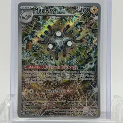 Pokemon TCG Surging Sparks Magneton #SVP159 ETB Promo LP - Image 1