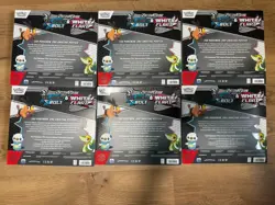 Pokemon Black Bolt & White Flare Poster Collection Case (6 Boxes) - Image 2