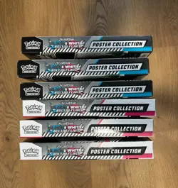 Pokemon Black Bolt & White Flare Poster Collection Case (6 Boxes) - Image 3