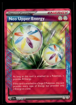 Pokemon TCG SV05: Temporal Forces #162/162 Neo Upper Energy - Image 1