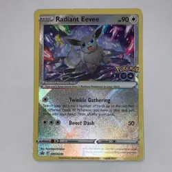 Pokemon Radiant Eevee SWSH230 SWSH Promo Holo Basic Card 90 HP - Image 1