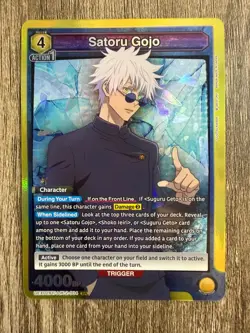 Union Arena Satoru Gojo SR Foil - UEX02BT/JJK-2-004 - Jujutsu Kaisen - English - Image 1