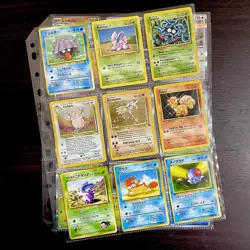 Pokemon Collection Mixed 🔥 Lot of Cards w/ Binder Pages - Image 1