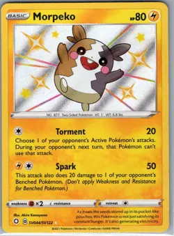 Morpeko SV044/SV122 Shining Fates: Shiny Vault - Pokemon Card - NM - Image 1
