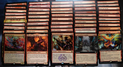 MTG Rare Lot - Mono Red - 50 Cards - Includes 5 Foil or full art; Excellent Cond - Image 1