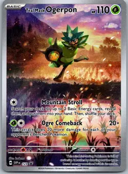 Teal Mask Ogerpon - Promo SV: Scarlet & Violet Promo Cards 123 NM - Image 1