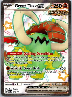 Great Tusk ex - Promo SV: Scarlet & Violet Promo Cards 072 NM - Image 1