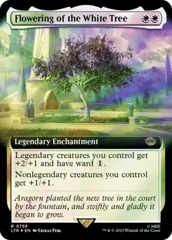 MTG - Flowering of the White Tree - Surge Foil - Ext - Lord of the Rings - Magic - Image 1