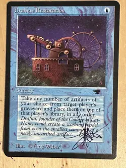 MTG ARTIST PROOF MTG Drafnas Restoration AP Sketch Art Amy WEBER - Image 2