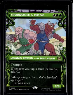 Groundchuck & Dirtbag (Showcase) - 238 - TMT - NM - MTG Magic the Gathering - Image 1