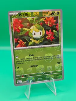 Pokemon TCG Black Bolt Petilil 006/086 (Masterball Pattern) Reverse Holo NM - Image 1