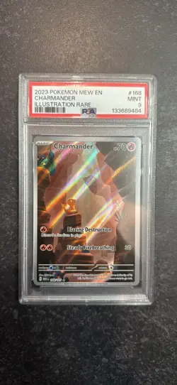 POKEMON 2023 MEW - Charmander Holo PSA 9 English 168/165 Sv: 151 - Image 1
