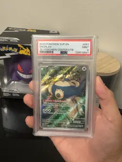 2023 POKEMON 151 POKEMON CENTER ELITE TRAINER BOX PROMO SVP #051 SNORLAX PSA 9 - Image 2