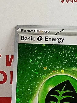 Pokemon 151 Grass Energy HD Swirl Cosmos 001 Basic SEND OFFERS - Image 3