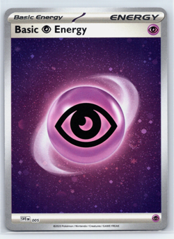 HD COSMOS HOLO 🌀 SWIRL Basic Psychic Energy 005 - Pokemon 151 (C) - Image 1