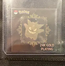 Pokemon 24k Gold Stickers Striking Candy COMPLETE Set w/Mew, Gengar and Errors - Image 2