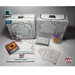 Pokemon SV 151 Empty ETB w/ Dice, Dividers, Players Guide+ (No Packs Or Promo) - Image 1
