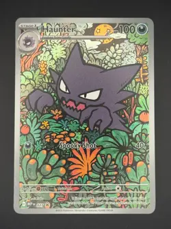 Pokemon - Haunter - 027 Mega Evolution Promo - Illustration Rare - Near Mint - Image 1