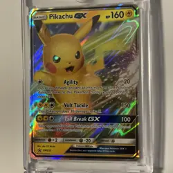 Pokemon TCG Pikachu GX Pikachu and Eevee Special Collection SM232 Holo Promo... - Image 1