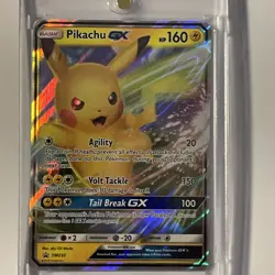 Pokemon TCG Pikachu GX Pikachu and Eevee Special Collection SM232 Holo Promo... - Image 4