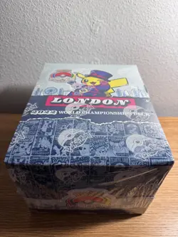 Pokemon TCG World Championship Decks 2022 London - Sealed Display of 8 Decks - Image 1