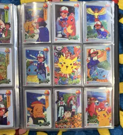 Pokemon Charizard (126 Lot) HOLO Prism Stickers Collection Binder 1998 Nintendo - Image 3