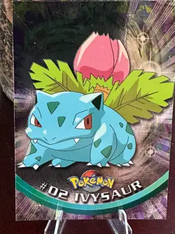 Ivysaur #2 — 1999 Topps Pokemon Series holo - Image 2