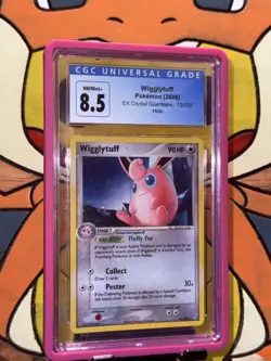 Wigglytuff Holo 13/100 Pokemon 2006 EX Crystal Guardians CGC NM/Mint+ 8.5 - Image 1