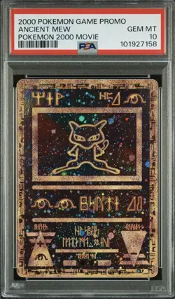 2000 POKEMON GAME MOVIE POKEMON 2000 MOVIE ANCIENT MEW PSA 10 - Image 1