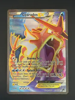 Pokemon - Gyarados EX (Full Art) - 114/122 XY BREAKpoint Holo - Ultra Rare - NM - Image 1