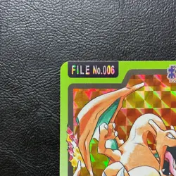 Charizard No.006 Carddass Bandai Prism Holo Japanese Pokemon Card Nintendo Japan - Image 3
