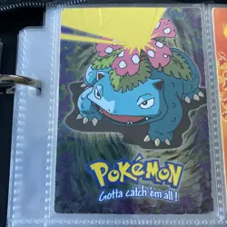 Topps Movie Edition Black/Blue Logo Pokemon Card Bundle x7 inc Charizard Holo - Image 3