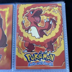 Topps Movie Edition Black/Blue Logo Pokemon Card Bundle x7 inc Charizard Holo - Image 5