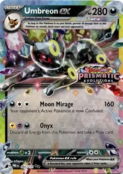 Umbreon ex - (Prismatic Evolutions Stamp) Promo Miscellaneous Cards & Products - Image 1