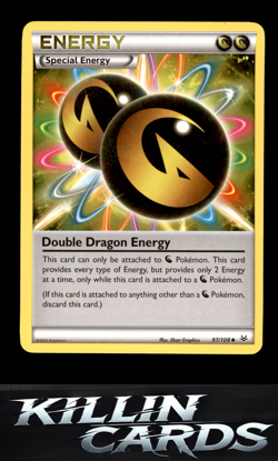 Double Dragon Energy 97/108 Pokemon Uncommon XY - Roaring Skies Card LP - Image 1