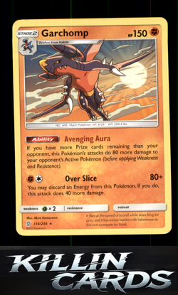 Garchomp - 114/236 (SM Unified Minds) 114/236 Pokemon Rare Deck Exclusives Card - Image 1