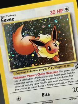EEVEE Pokemon Card - WOTC Black Star Promo - #11 - HOLO - NM (C) - Image 5