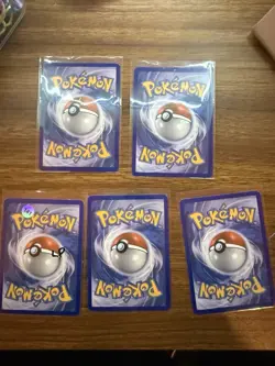 Nintendo Pokemon Reverse Holo Card Lot Pikachu Growlithe Eevee Cincinno 5 Cards - Image 2