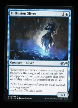 * * 1x Diffusion Sliver x1 * * M15 MTG NM Near Mint - Image 1