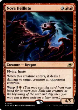 Nova Hellkite Non-Foil Edge of Eternities 148 NM MTG - Image 1