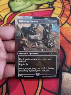 Lightning Greaves (2465) Secret Lair Drop Regular Fallout MTG NM - Image 1