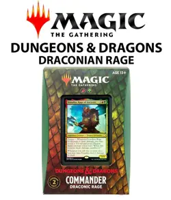 Magic: The Gathering Dungeons and Dragons Draconian Rage Commander pack 630509892495 - Image 1