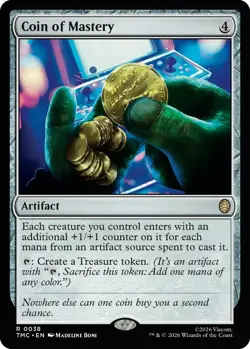MTG TMNT - Coin of Mastery NM - Image 1